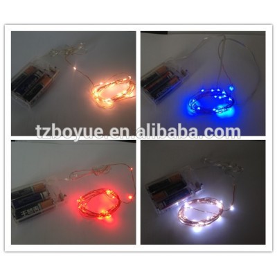 battery operated copper wire fairy string light mini decorative with timer function ce rohs factory cheap price