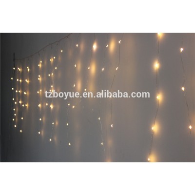 2016 new product factory cheap price copper icicle net light indoor and outdoor use ce rohs