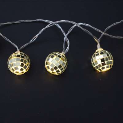 Disco ball string Battery operation Light hot sale