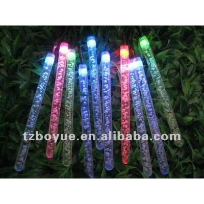 Solar Icicle String Light, Color Changing LED. Hot Sale