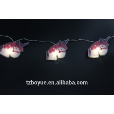 10 LED PVC Unicorn Battery Light