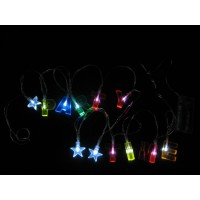 battery powered LED letter light chain, Christmas battery light.happy birthday light